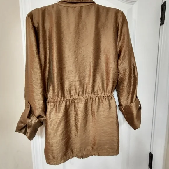 Ruby Rd Women's Metallic Bronze Jacket - Picture 9 of 13